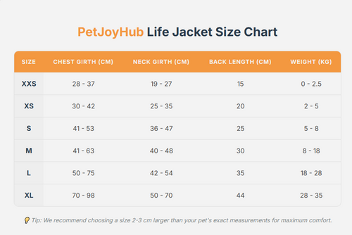 Adjustable Pet Water Safety Vest