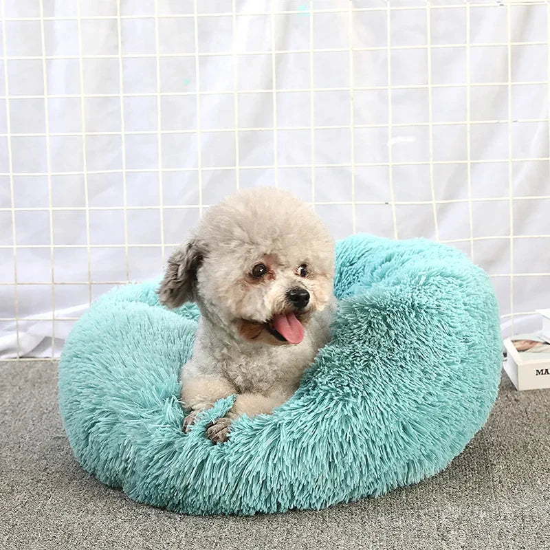 Calming Plush Pet Bed