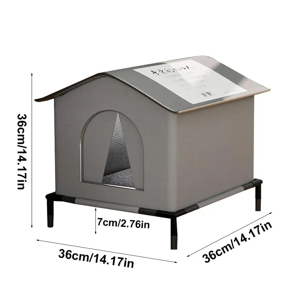 Cozy Haven Winter Cat Shelter