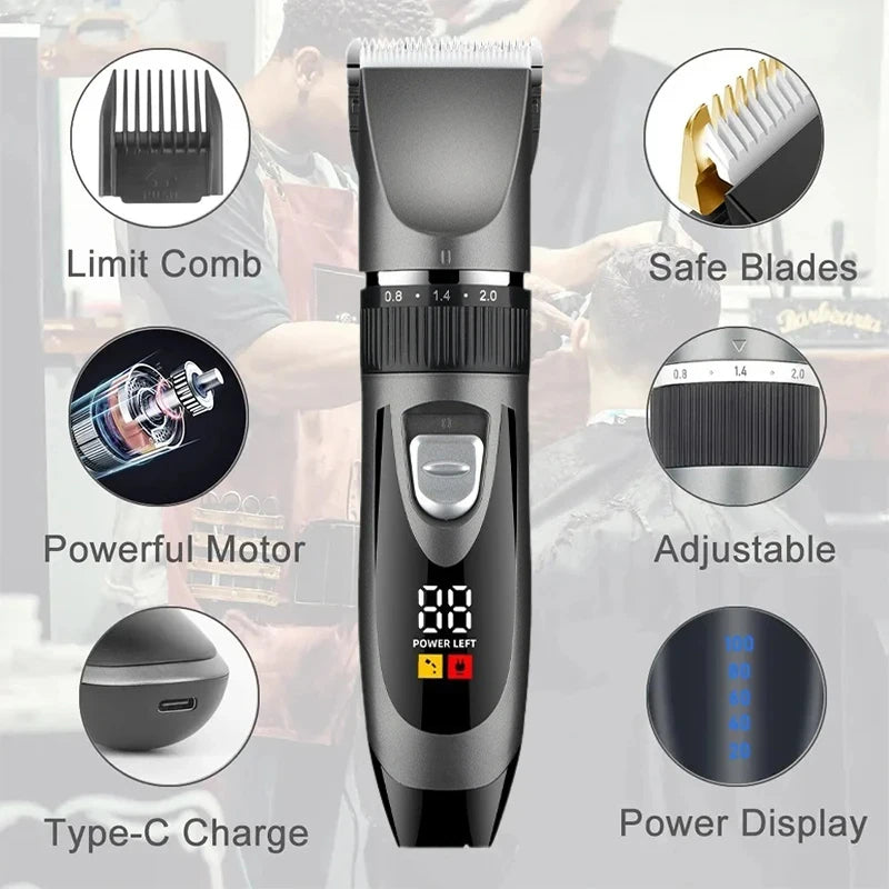 Pro Glide Whisper-Quiet Pet Grooming Clippers