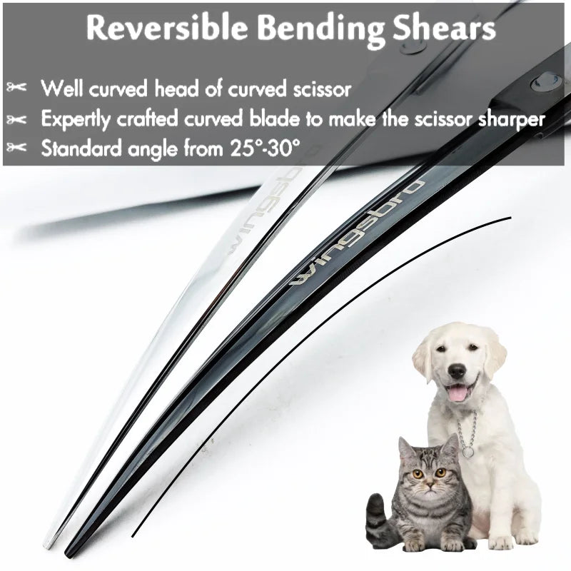 Pro Cut Stainless Grooming Shears Set