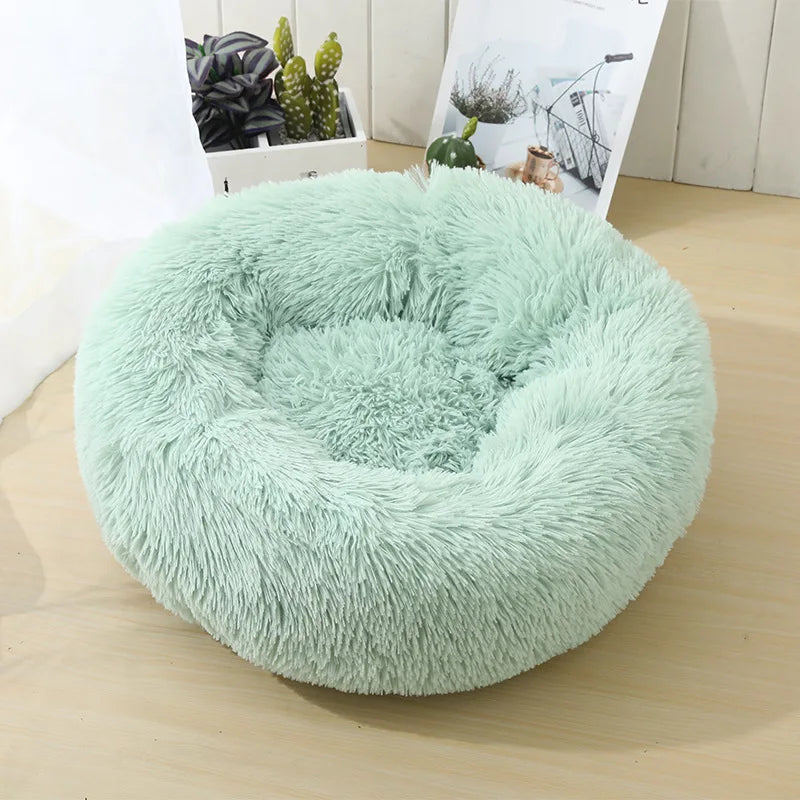 Calming Plush Pet Bed