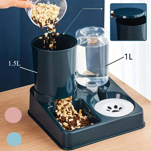 Gravity Tilt 2-in-1 Automatic Feeding Station