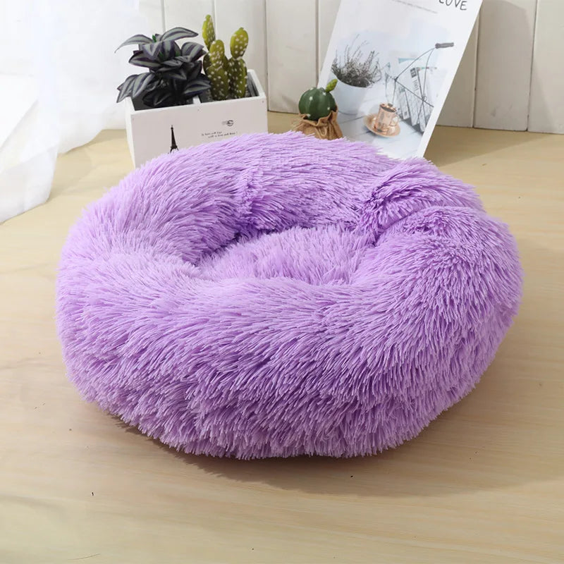 Calming Plush Pet Bed