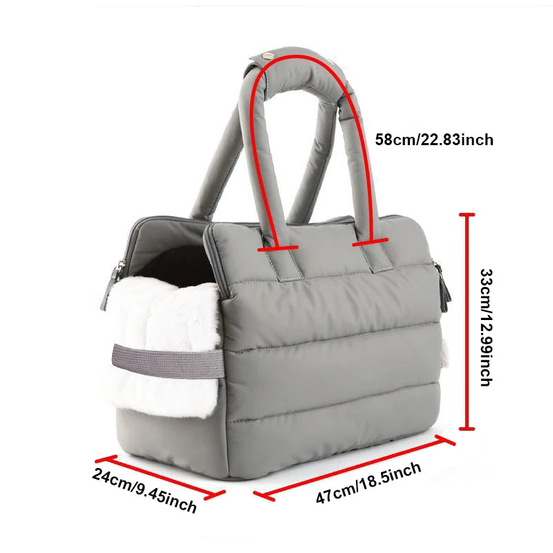 PetJoy Premium Thermal Travel Bag for Small Dogs & Cats