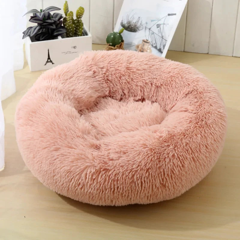 Calming Plush Pet Bed