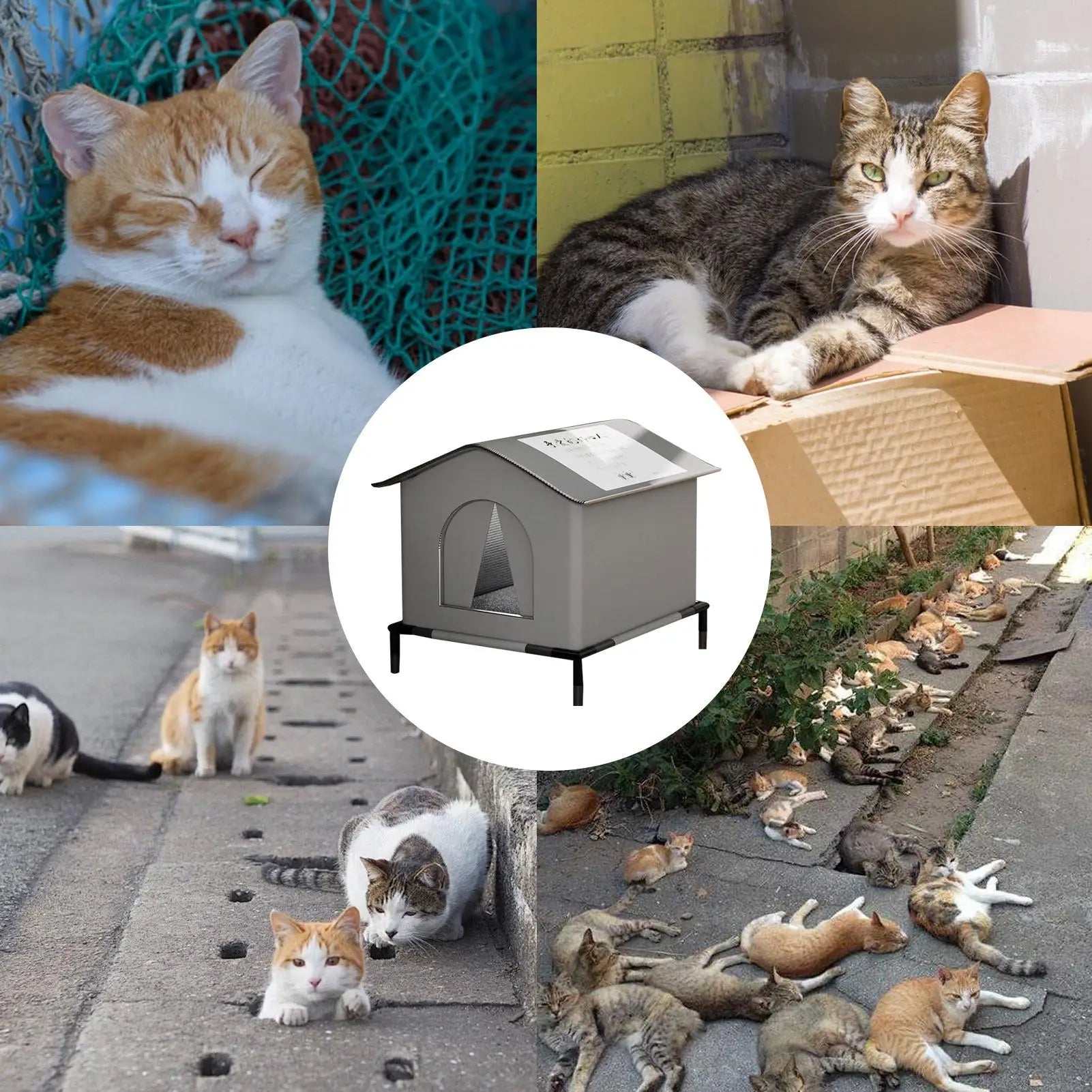 Cozy Haven Winter Cat Shelter