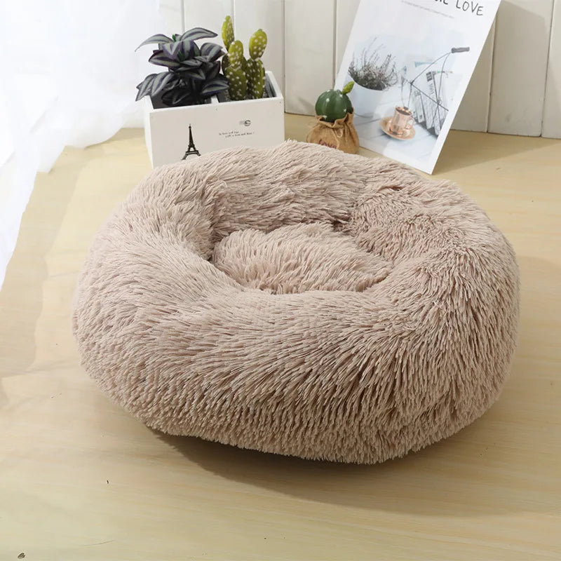 Calming Plush Pet Bed
