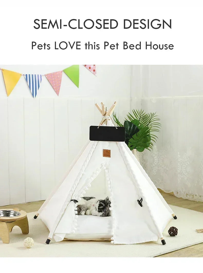 The CozyTipi™ | Premium Pet Teepee & Cushion