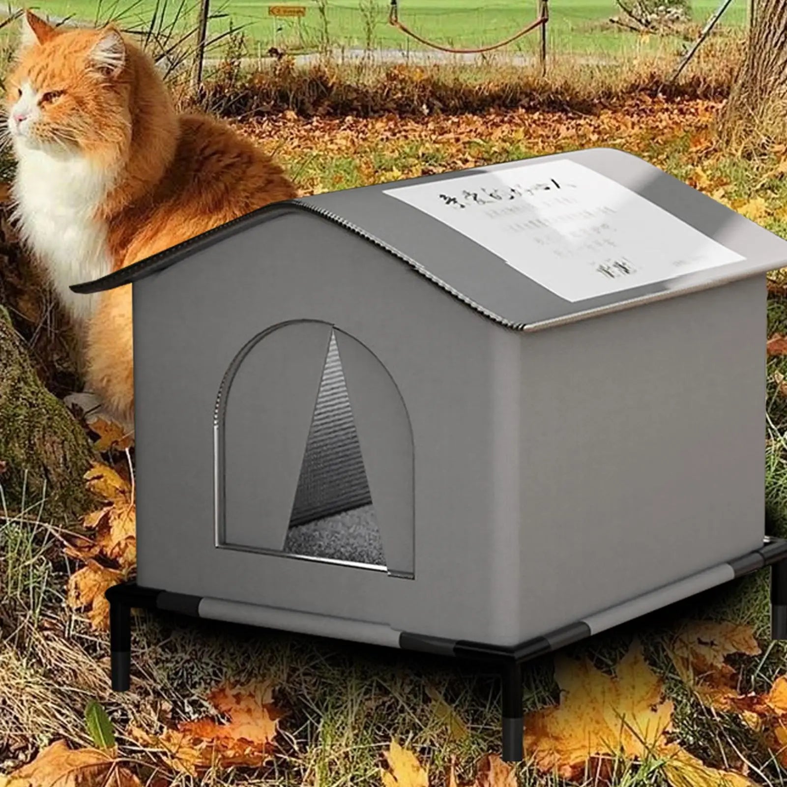 Cozy Haven Winter Cat Shelter