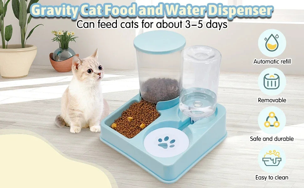 Gravity Tilt 2-in-1 Automatic Feeding Station