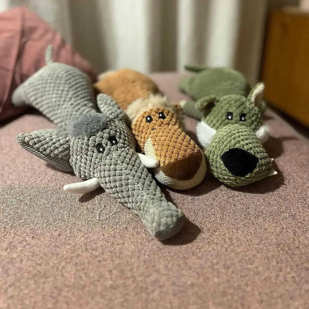 Tough Chew Squeaky Plush Toy