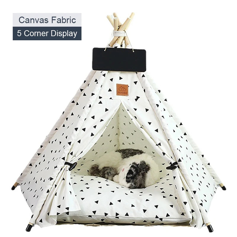 The CozyTipi™ | Premium Pet Teepee & Cushion
