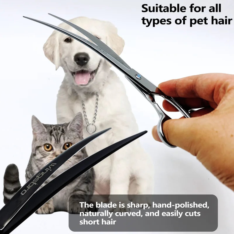 Pro Cut Stainless Grooming Shears Set
