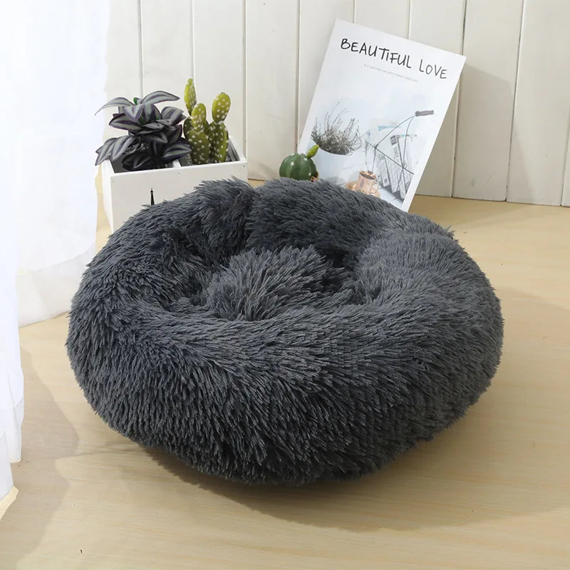 Calming Plush Pet Bed