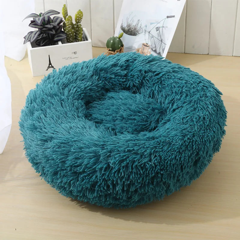 Calming Plush Pet Bed
