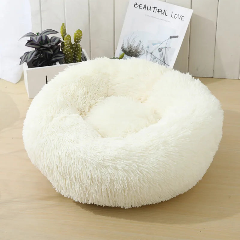 Calming Plush Pet Bed