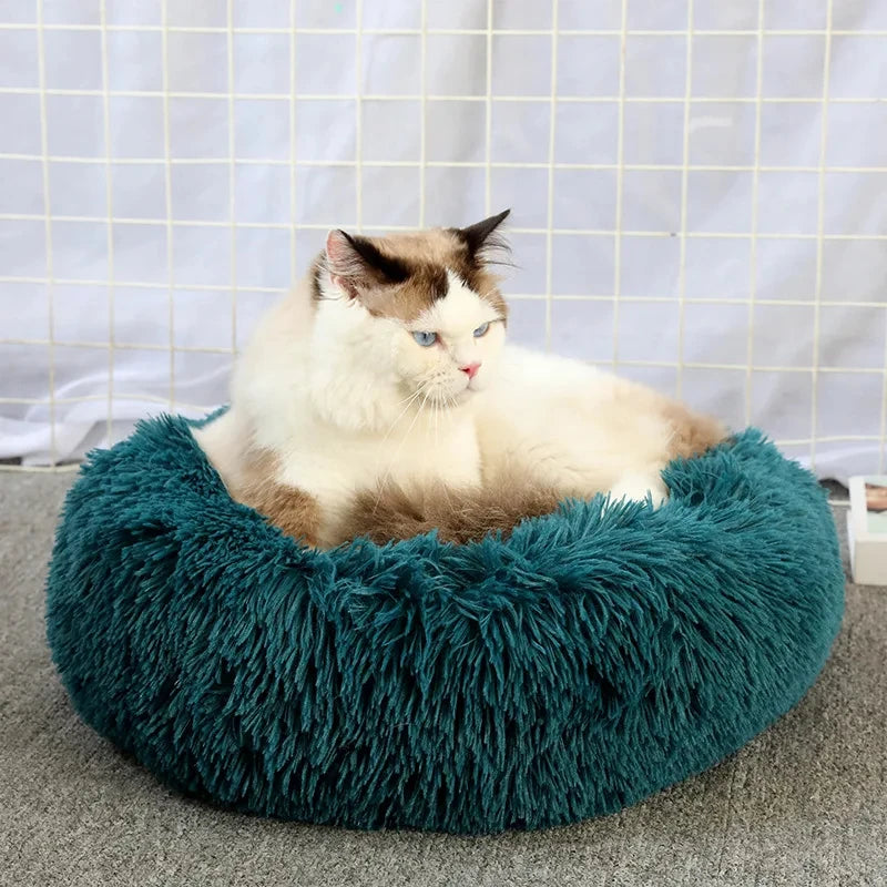 Calming Plush Pet Bed