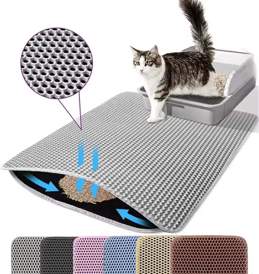Pro Catch Waterproof Double-Layer Litter Mat