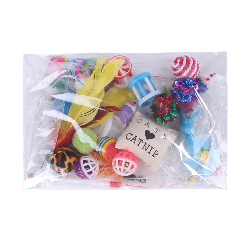 Feline Frenzy 20-Piece Cat Toy Bundle