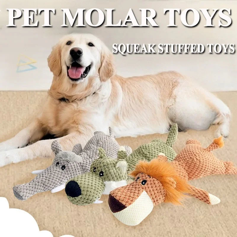 Tough Chew Squeaky Plush Toy