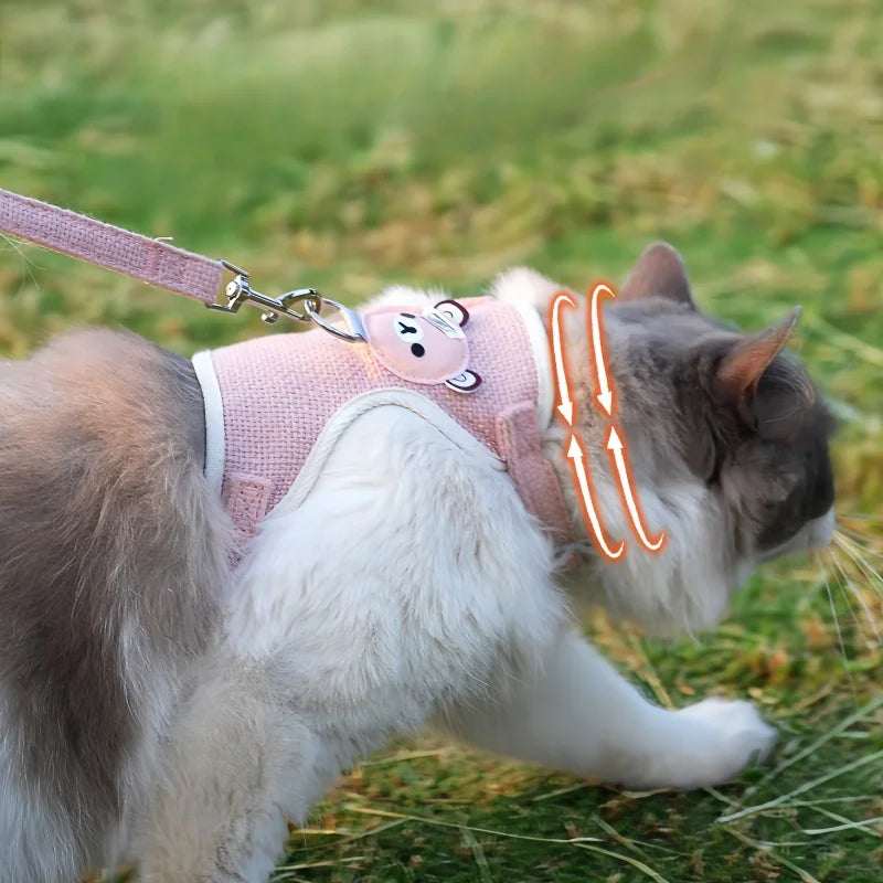 Aero Walk Breathable Harness & Lead Set