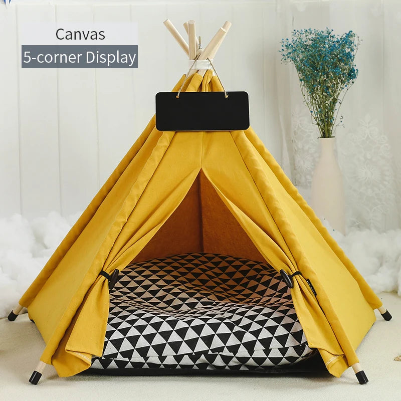The CozyTipi™ | Premium Pet Teepee & Cushion