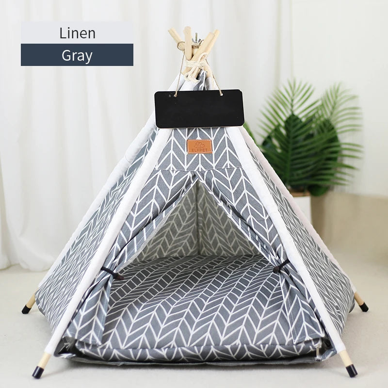 The CozyTipi™ | Premium Pet Teepee & Cushion