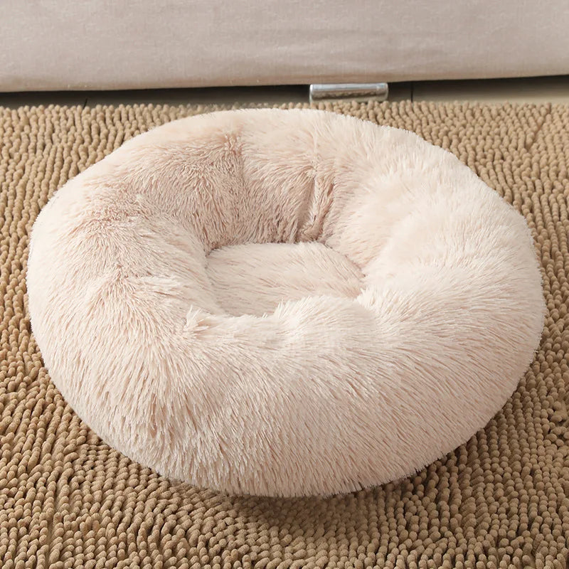Calming Plush Pet Bed