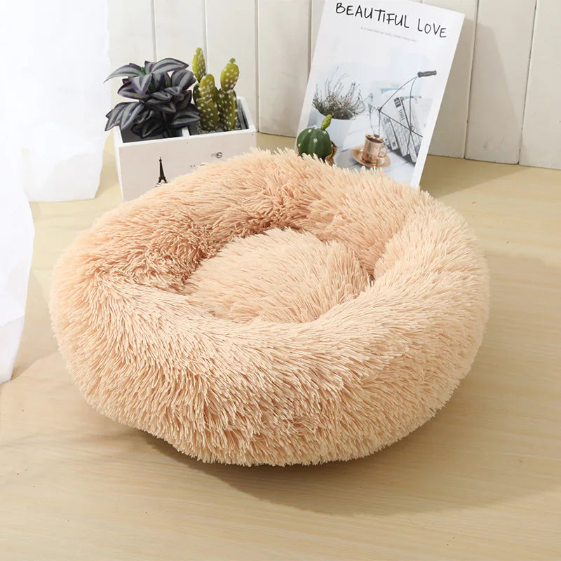 Calming Plush Pet Bed
