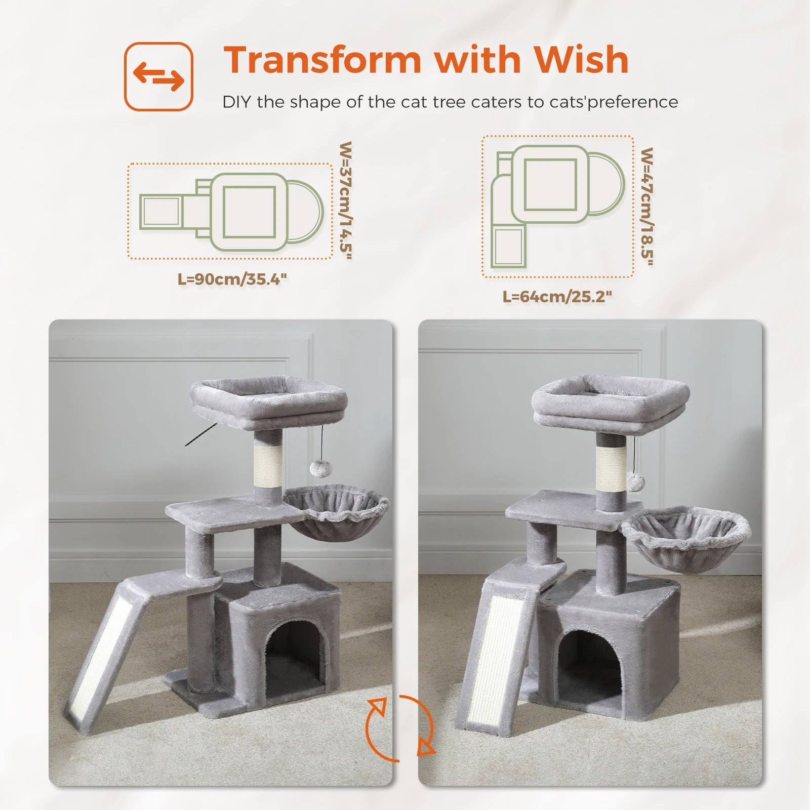 Urban Climb Premium Multi-Level Cat Tree