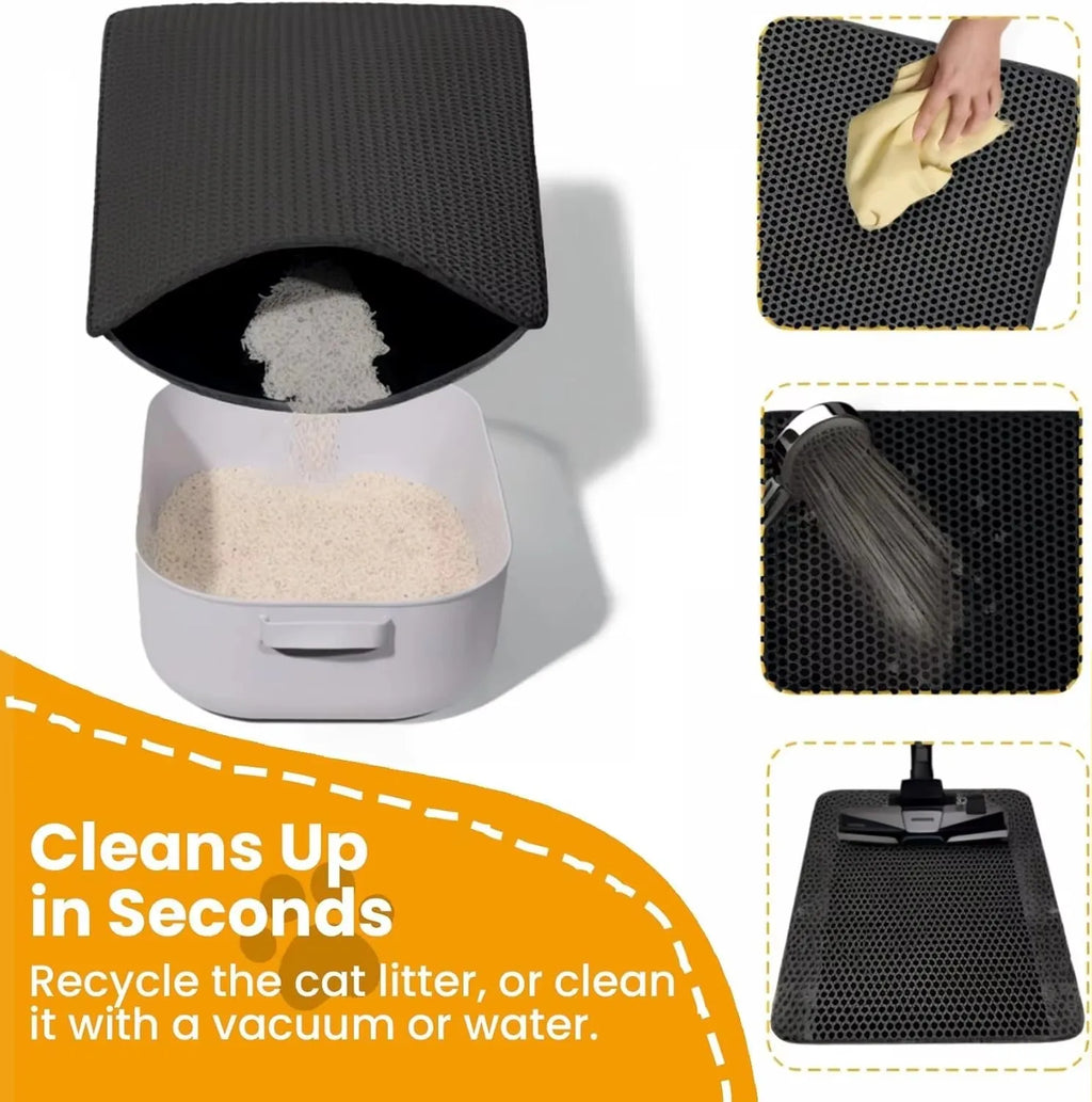 Pro Catch Waterproof Double-Layer Litter Mat