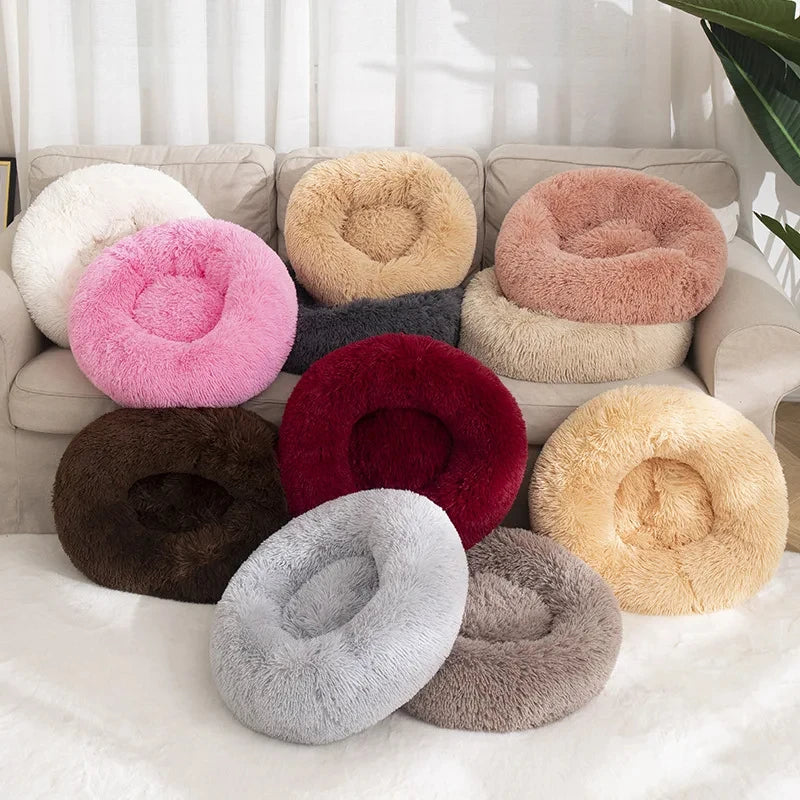 Calming Plush Pet Bed