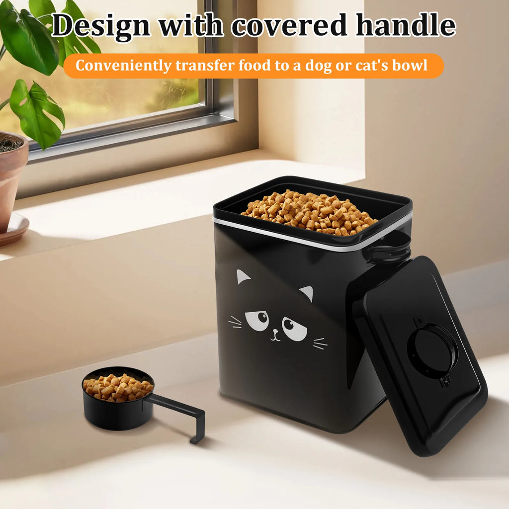 Retro Chic Iron Pet Food Storage Bin