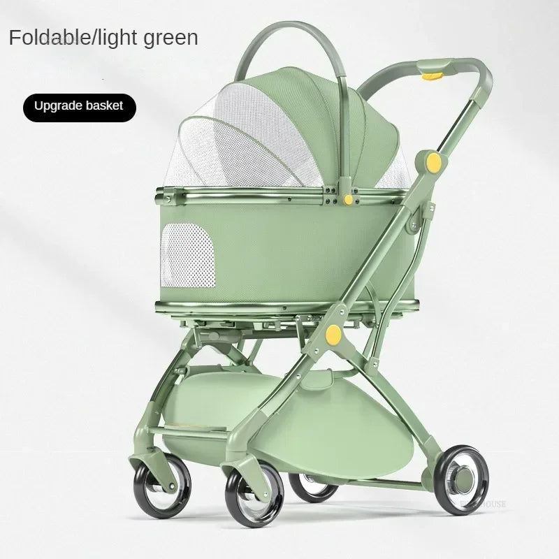 Foldable Aluminum Dog Stroller