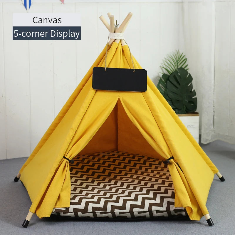 The CozyTipi™ | Premium Pet Teepee & Cushion