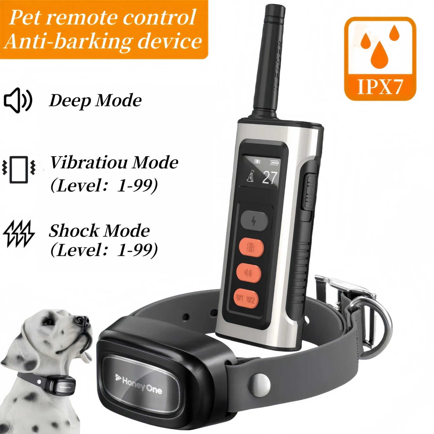Pro Trainer 3-Mode Smart Dog Collar