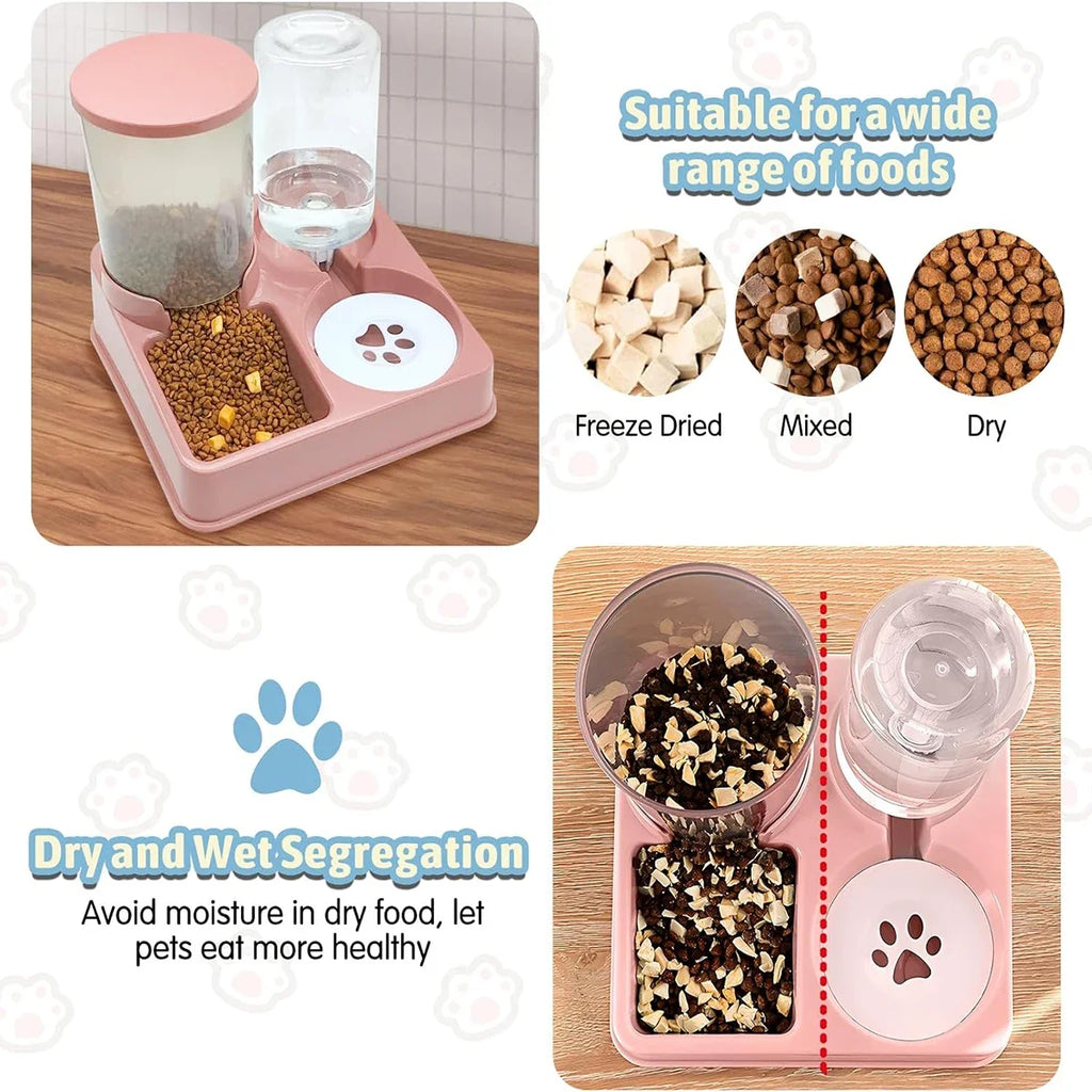 Gravity Tilt 2-in-1 Automatic Feeding Station