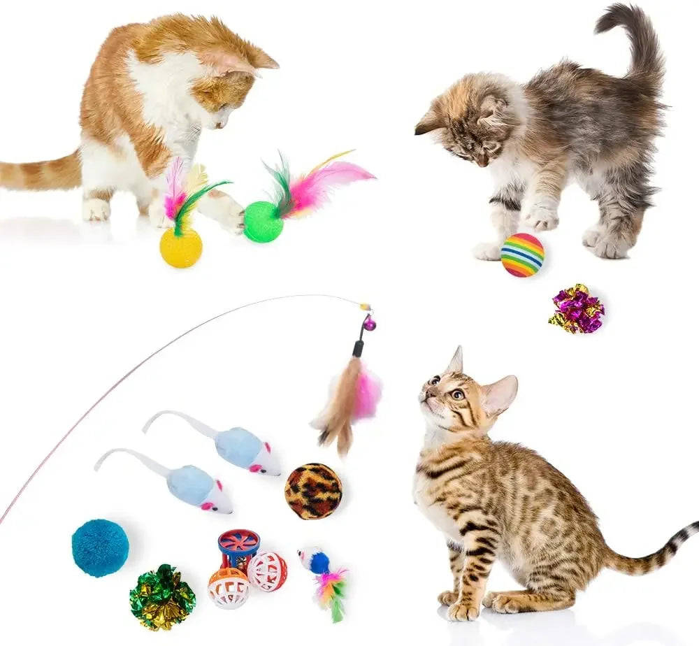 Feline Frenzy 20-Piece Cat Toy Bundle