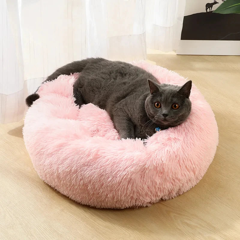 Calming Plush Pet Bed