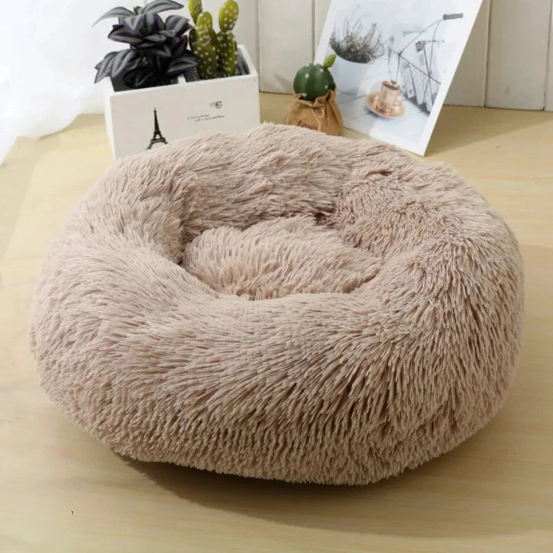 Calming Plush Pet Bed