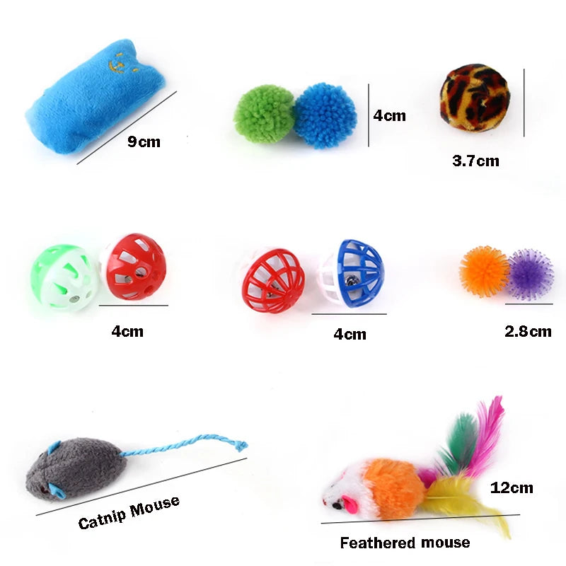 Feline Frenzy 20-Piece Cat Toy Bundle