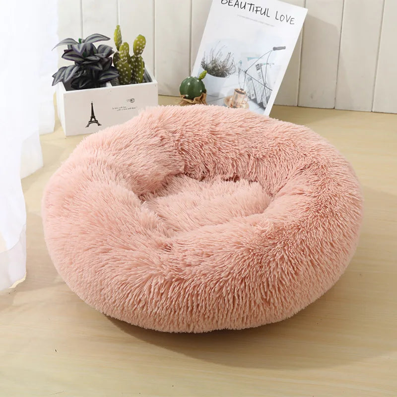 Calming Plush Pet Bed