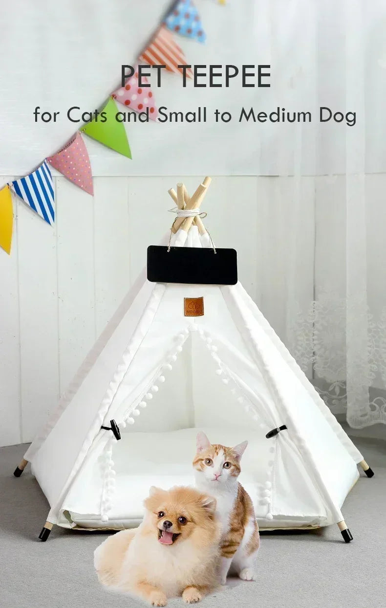 The CozyTipi™ | Premium Pet Teepee & Cushion
