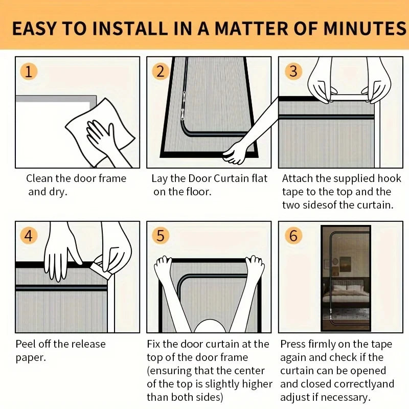 Breezy Guard Pet-Proof Zipper Screen Door