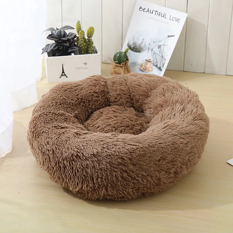 Calming Plush Pet Bed