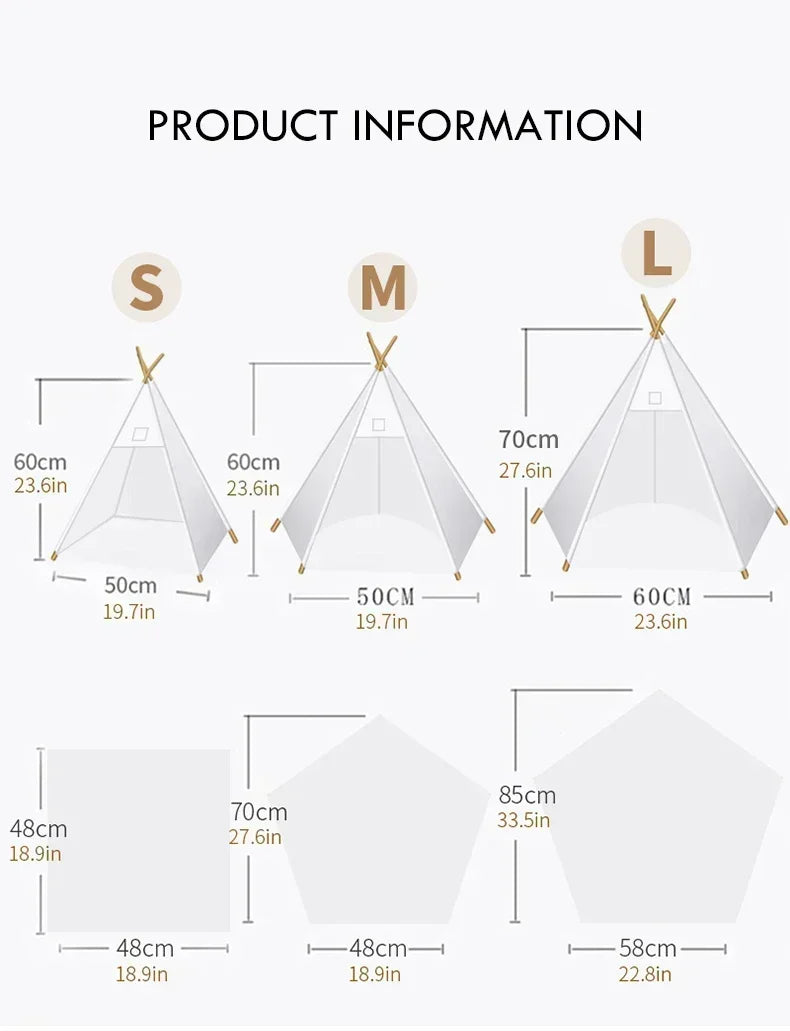 The CozyTipi™ | Premium Pet Teepee & Cushion