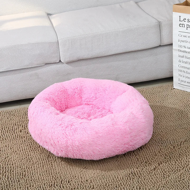 Calming Plush Pet Bed