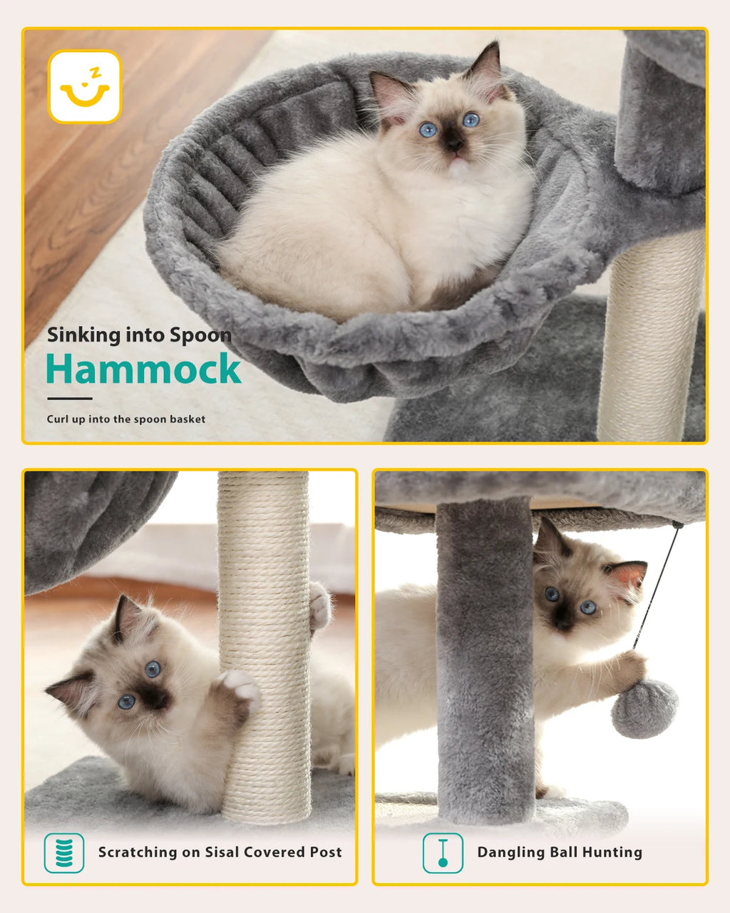 Urban Climb Premium Multi-Level Cat Tree