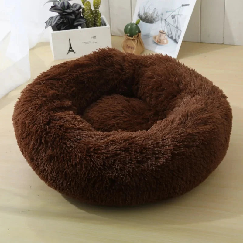 Calming Plush Pet Bed